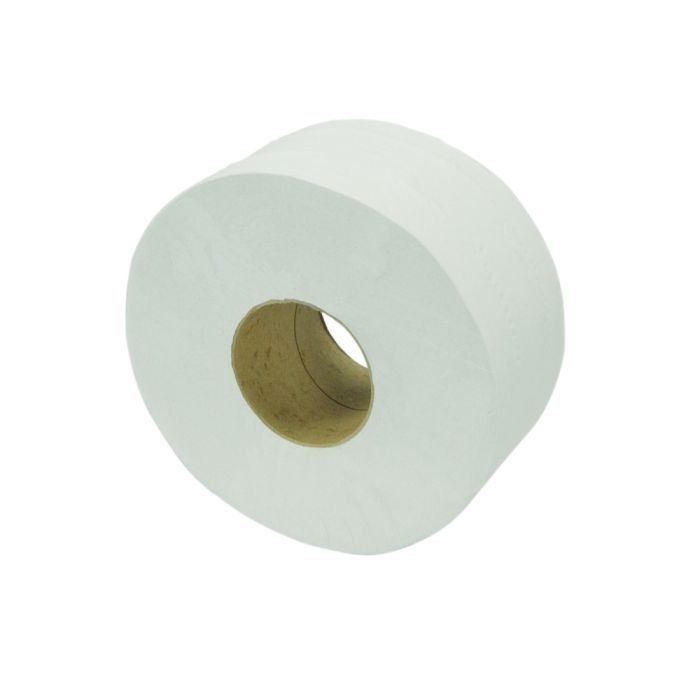 Mini Jumbo 2ply Toilet Rolls 150m 2.5" Core ? Case of 12