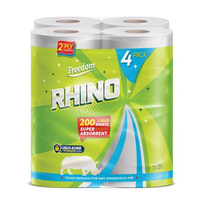 Rhino 2ply Luxury Kitchen Rolls ? Case of 24