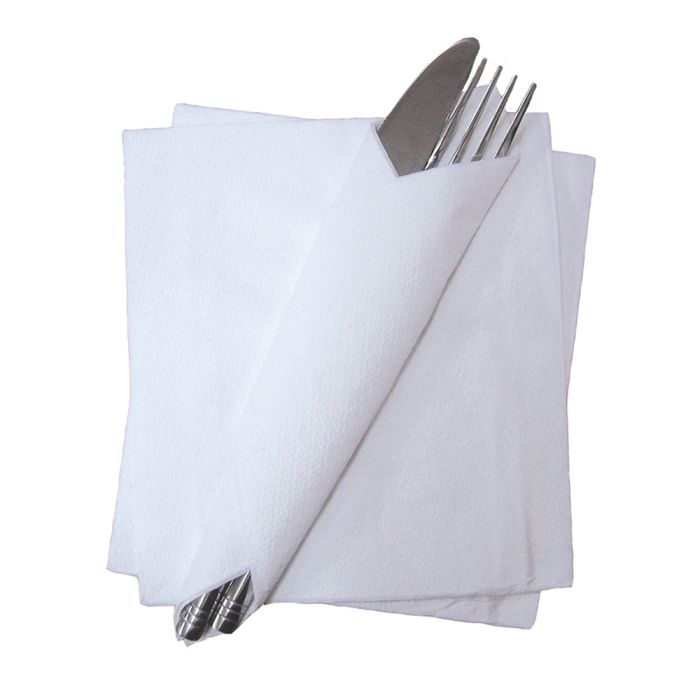 White 2ply 33 x 33cm Napkins ? Case of 2000
