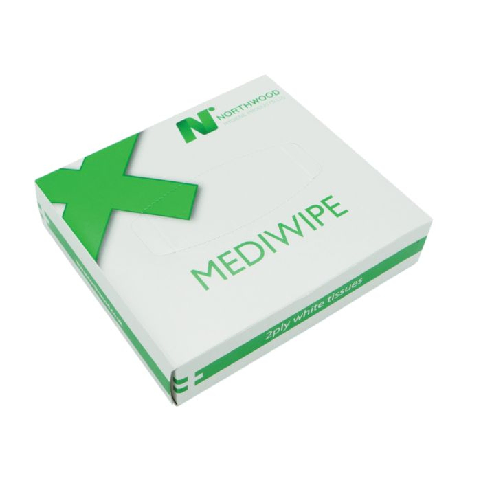 Mediwipe 2ply Medical Tissue Wipes ? Case of 72