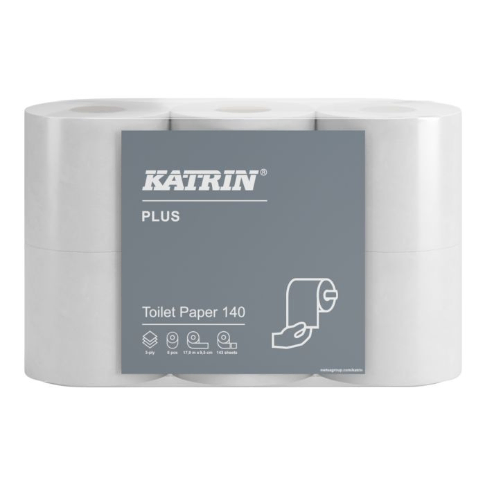 Katrin Plus 3ply Toilet Paper ? Case of 48