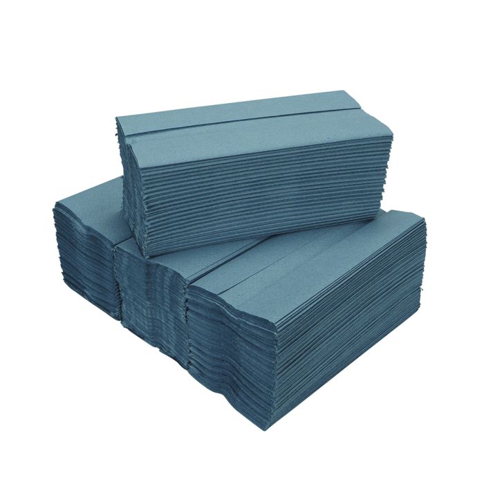 1 ply Blue C Fold Hand Towels ? Case of 2640