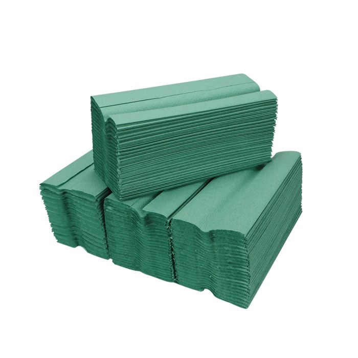 1ply Green C Fold Hand Towels ? Case of 2640