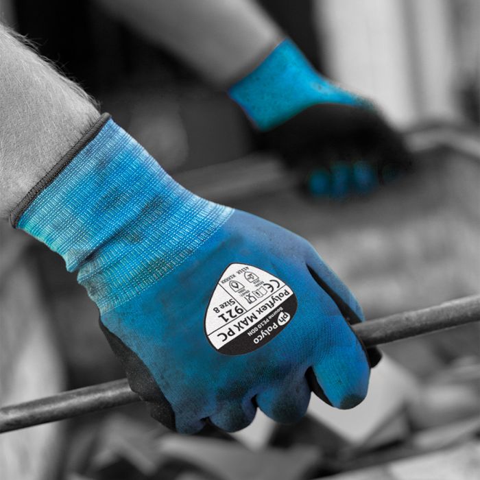 PolyFlex Max PC Foamed Nitrile Palm Coated Gloves