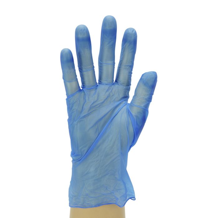 Powder Free Blue Vinyl Gloves