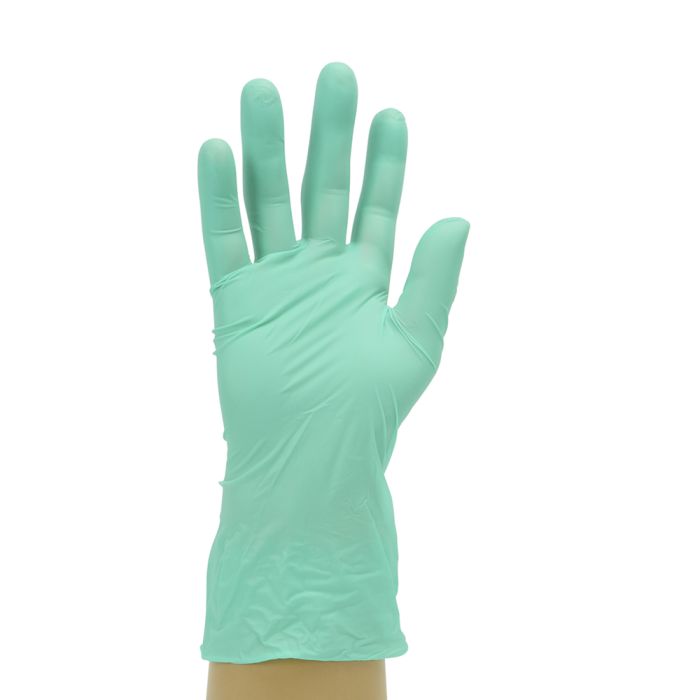 Aloe Vera Powder Free Green Synthetic Gloves
